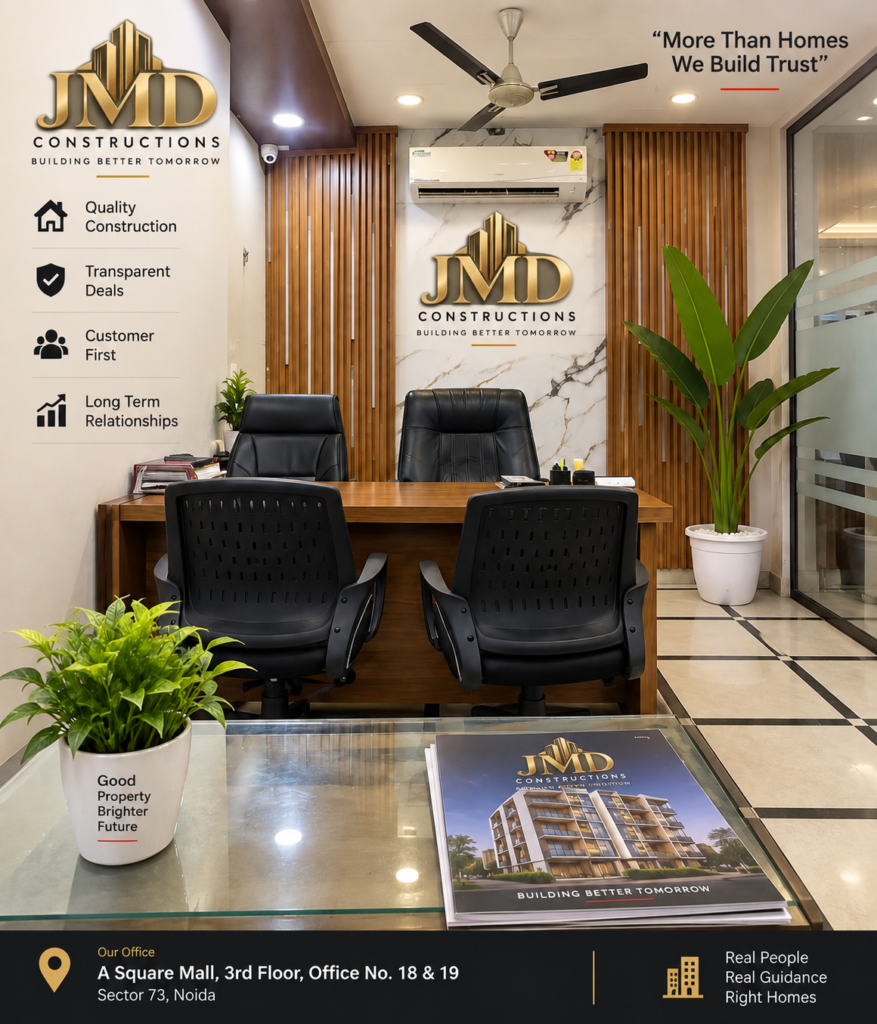 JMD Constructions building in Noida